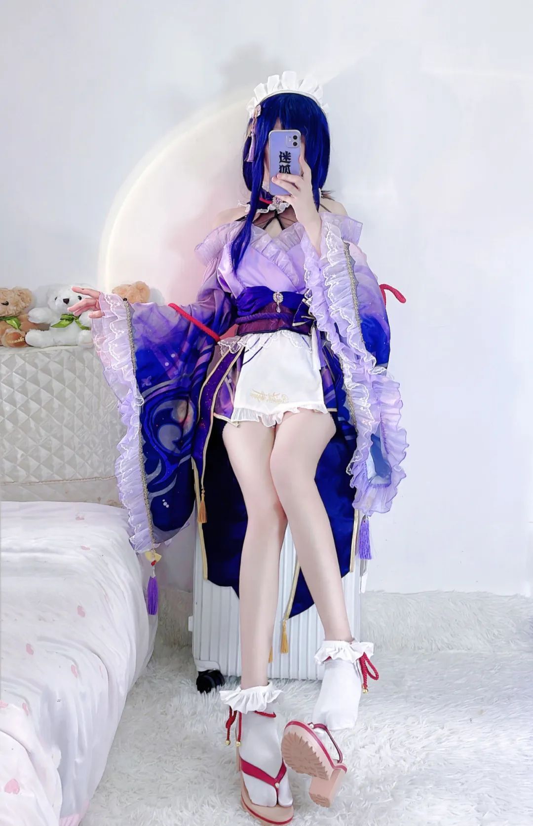 原神cos：裸足+包臀裙，小姨申鹤太顶了！旗袍甘雨涩气拉满，泳装草神可爱爆了！