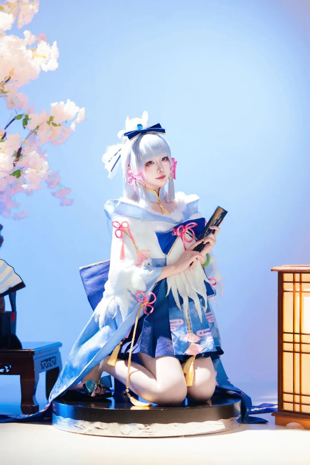 原神cos：白丝+护士装，刻晴涩气拉满！旗袍申鹤，她的丝袜，比我命长！