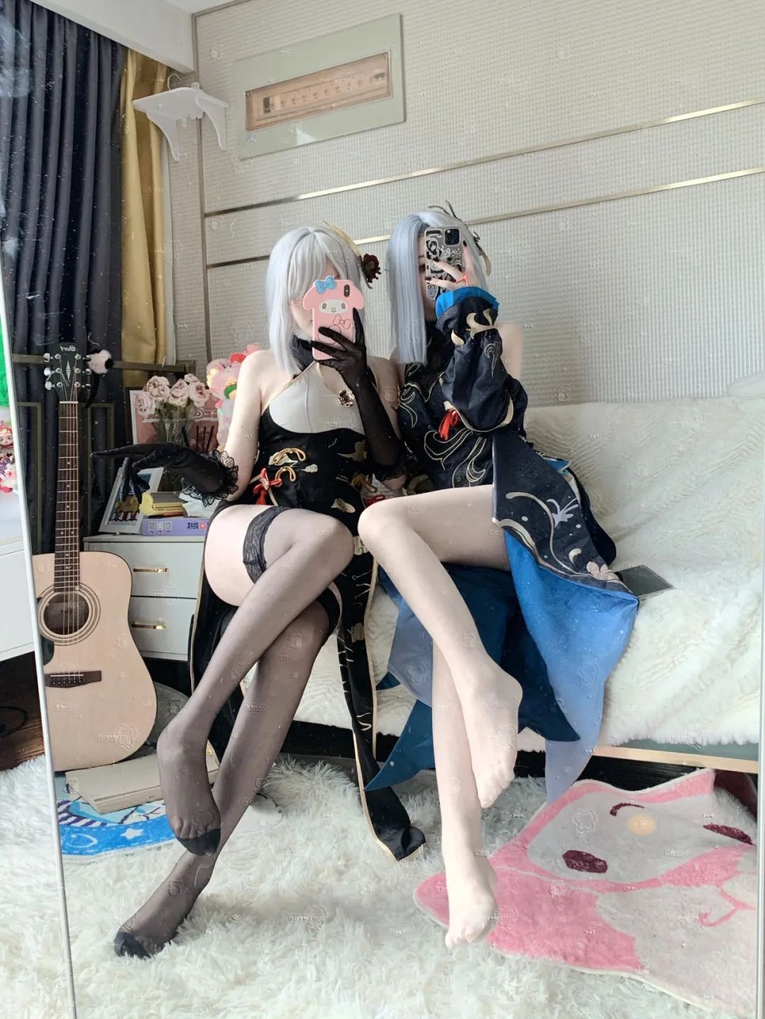 原神cos：女仆装宵宫可爱爆了！赛车女郎申鹤，泳装草神，白色连衣裙神子太顶了！