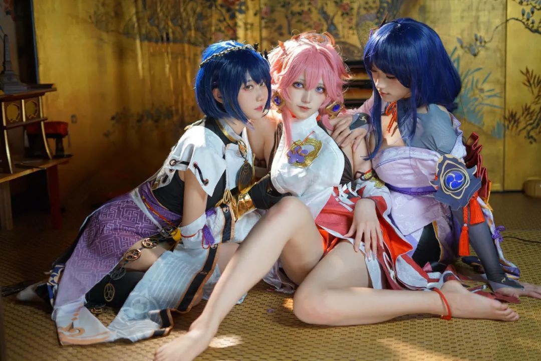 原神cos：申鹤心海夏日泳装太美了！雷神周本boss太顶了！甘雨3套新服装你喜欢吗？