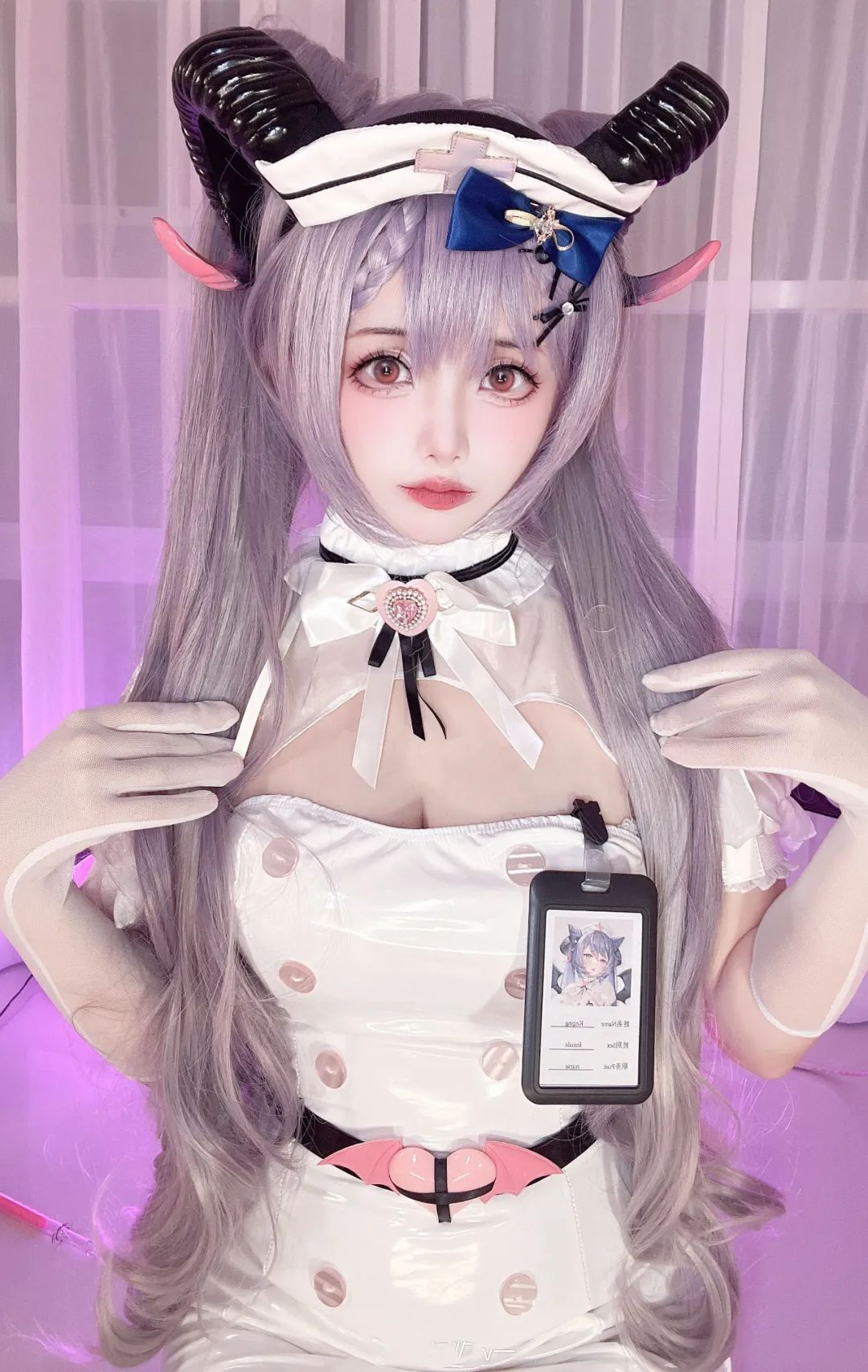 原神cos：白丝+短裤，OL制服雷神太顶了！护士装刻晴，泳装神子美爆了！