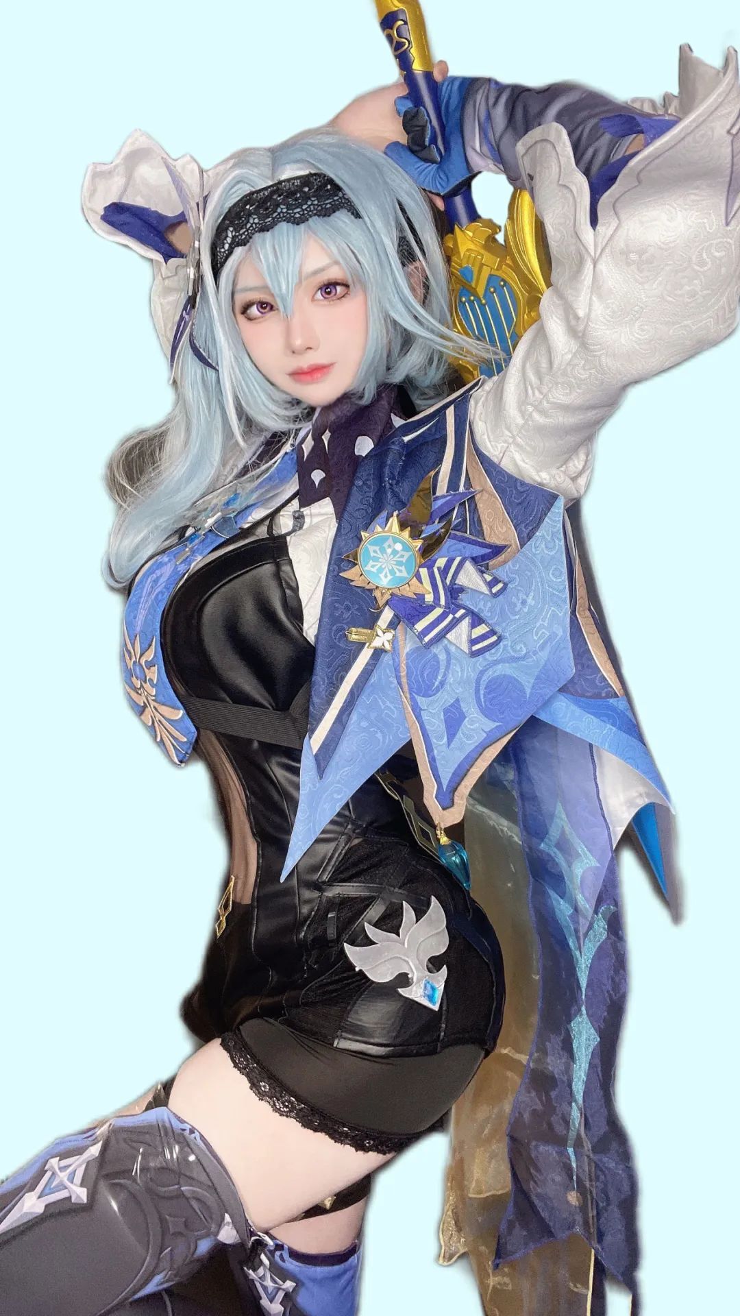 原神cos：兔女郎心海，旗袍装申鹤！白丝邪魅装刻晴！女仆装草神，制服雷神，修女装甘雨太顶了！