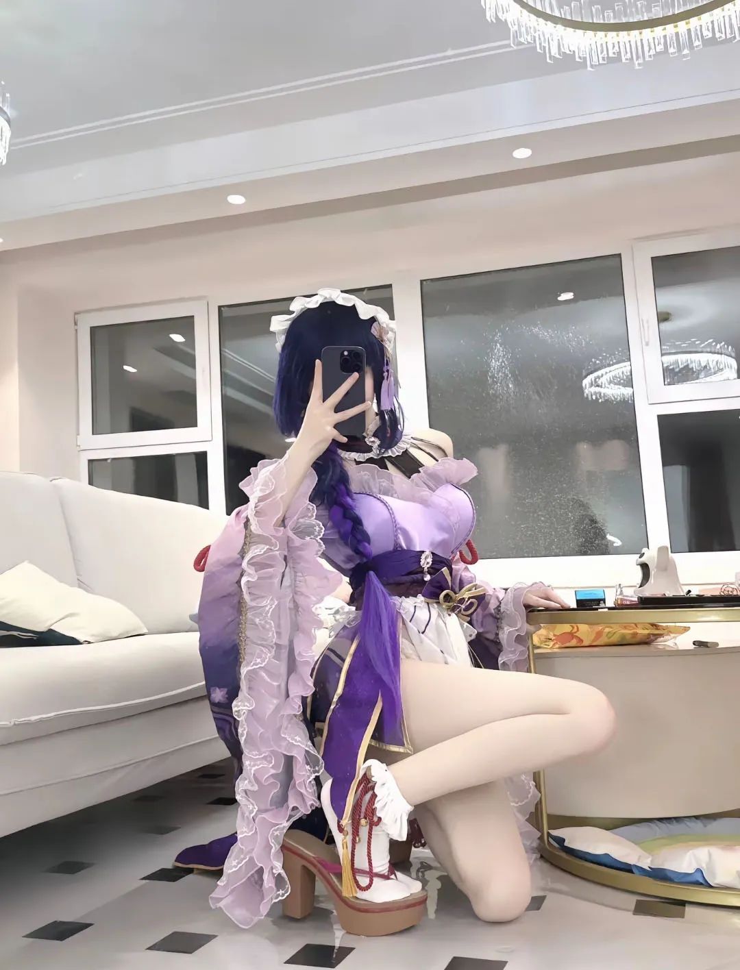 原神cos合集！女仆宵宫雷神登场！兔女郎绫华甘雨太好看了，白丝刻晴猫耳美爆了！