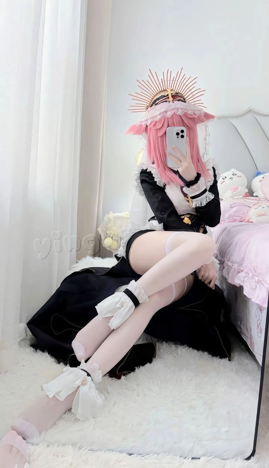 原神cos：白丝+修女服，八重让人狂喜！兔女郎心海，赛车女郎申鹤，大长腿雷神太顶了！