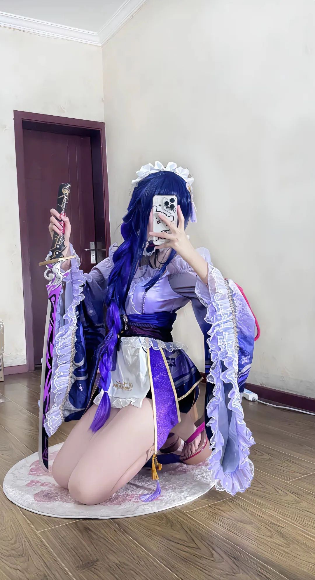 原神cos：白丝+紧身衣，八重神子太顶了！白丝邪魅刻晴，女仆绫华心海雷神让人狂喜！