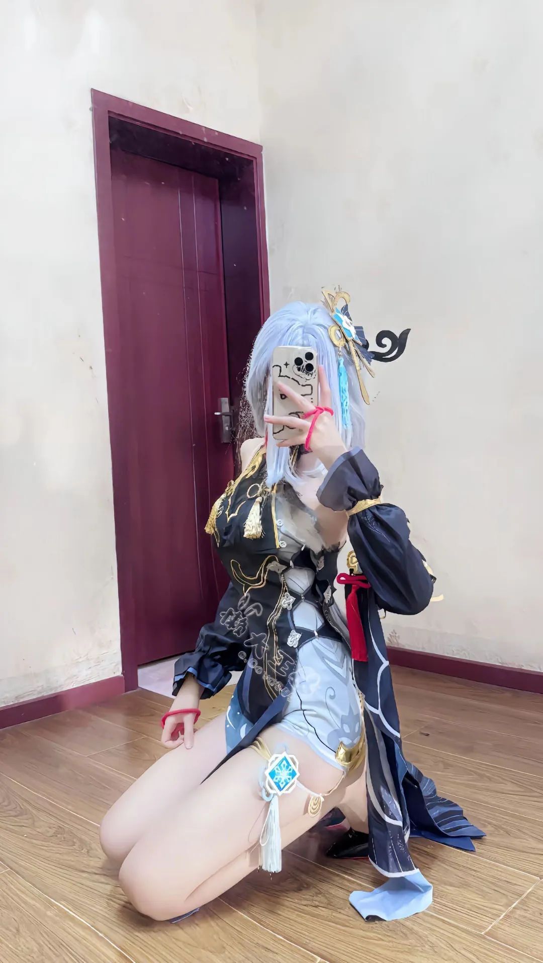 原神cos：白丝+紧身衣，八重神子太顶了！白丝邪魅刻晴，女仆绫华心海雷神让人狂喜！