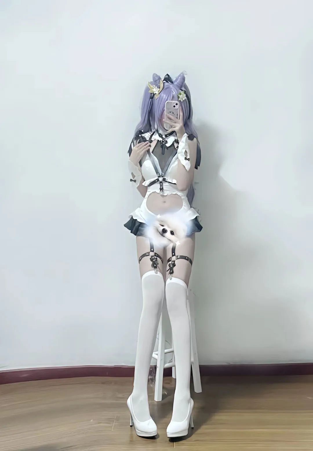 原神cos：JK制服绫华，泳装草神太可爱了！白丝婚纱刻晴让人狂喜！黑丝旗袍申鹤我爱了！