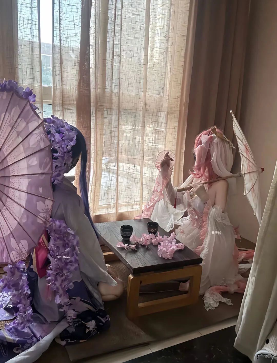 原神cos：黑丝+皮裤，兔女郎甘雨真好看！JK绫华，黑丝紧身衣申鹤让人狂喜！心海公主裙太美了！