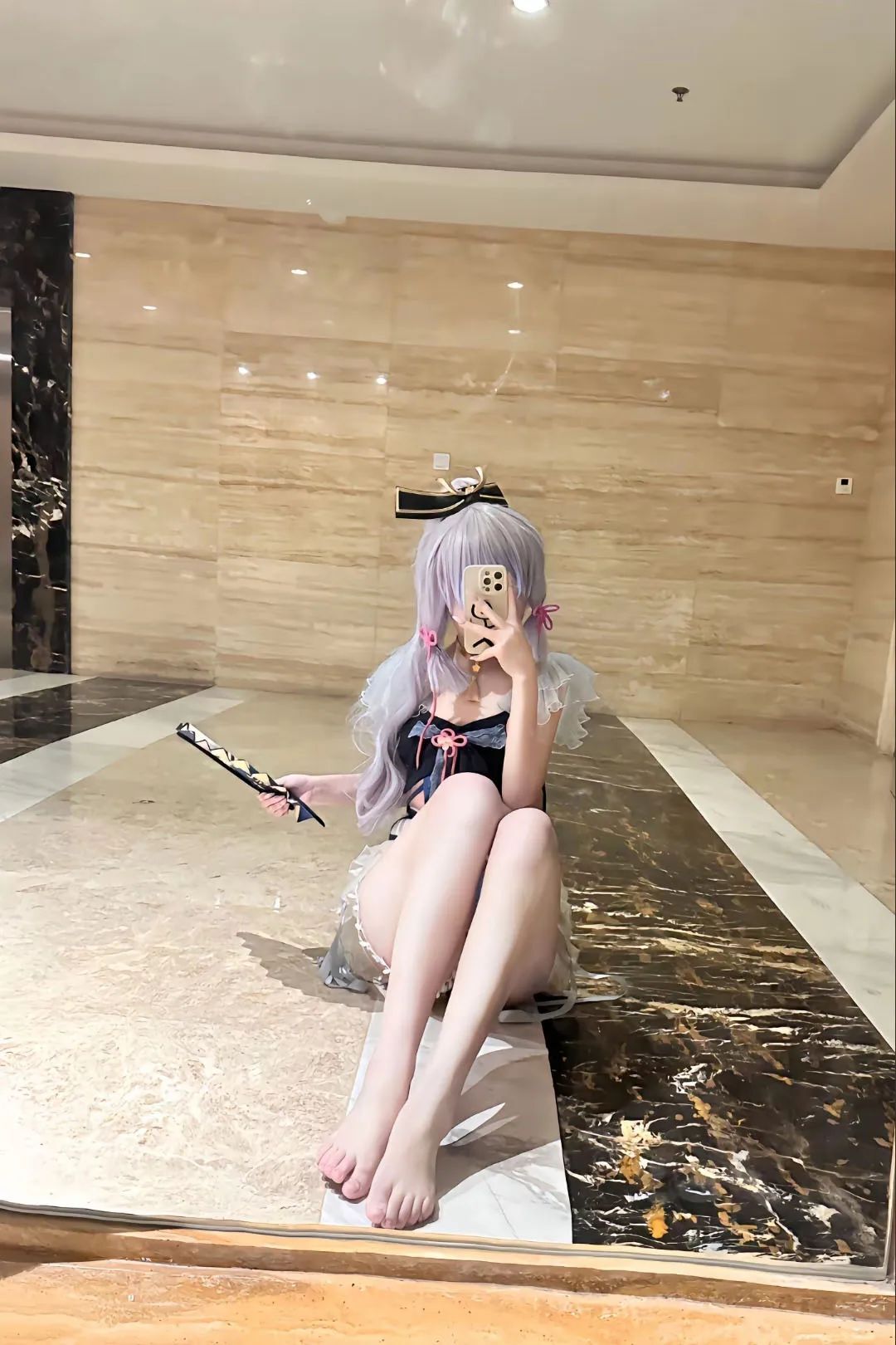 原神cso：黑丝+旗袍，小姨申鹤优雅高贵！青花瓷旗袍甘雨太清凉了！泳装绫华小草神让人狂喜！
