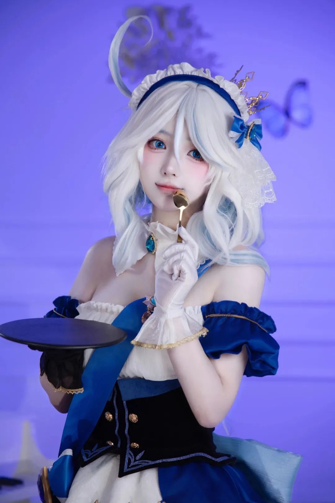 原神cos：芙芙新服装太可爱了！爆衣形态的雷神谁见过？白丝婚纱神子，满足了玩家的所有愿望！