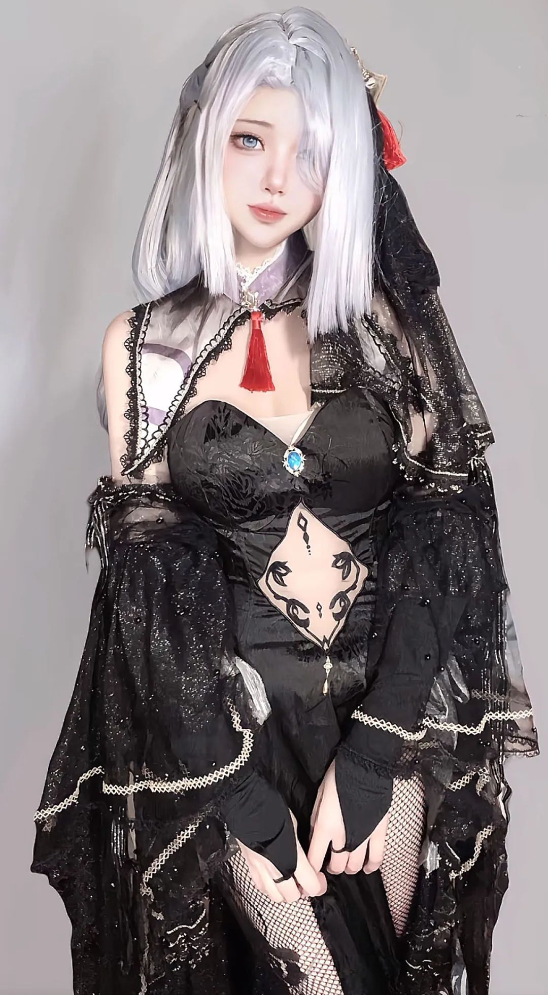 原神cos：芙芙新服装太可爱了！爆衣形态的雷神谁见过？白丝婚纱神子，满足了玩家的所有愿望！