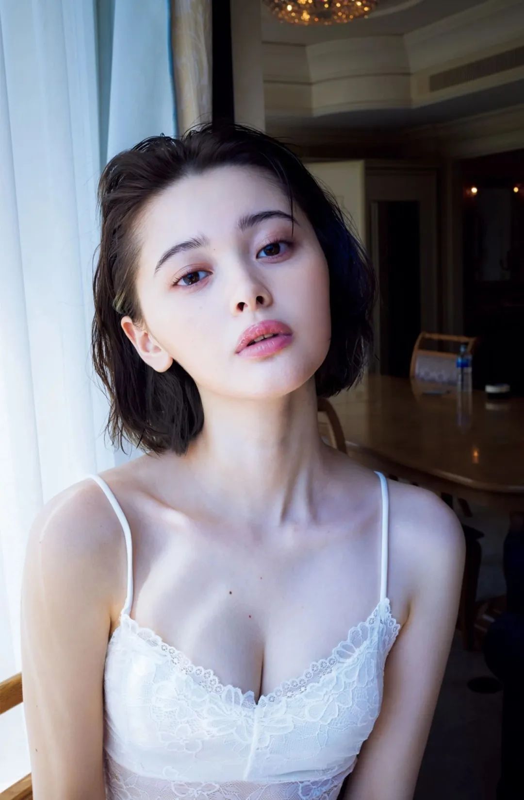 日美混血模特玉城TINA ，甜美可爱