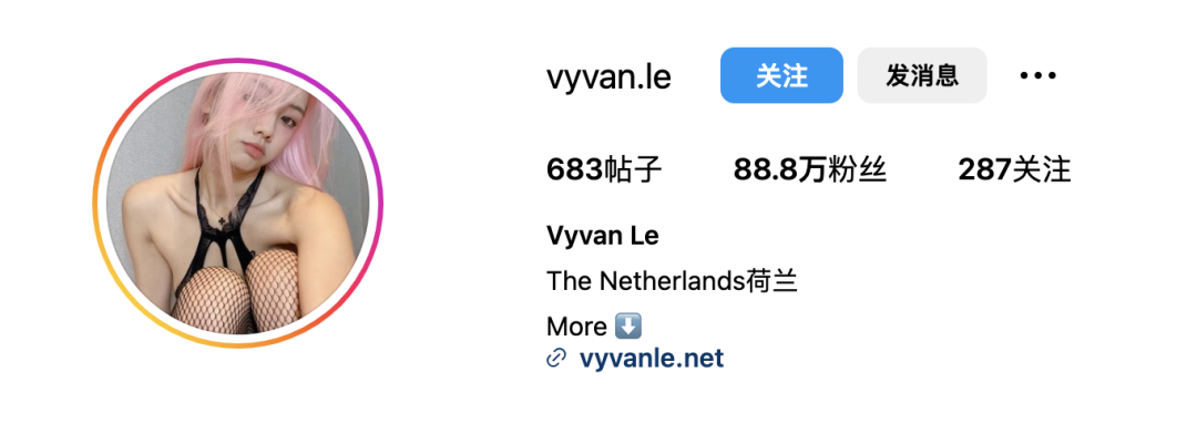 INS美女 | 中越混血的荷兰模特Van Le，揉合中西特色的小姐姐