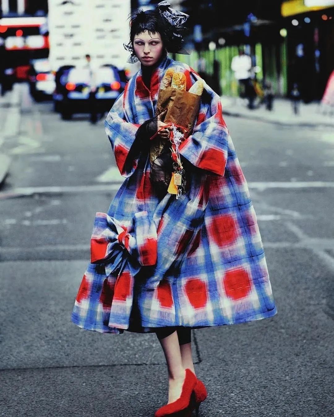 英伦朋克风模特，英版VOGUE10月刊