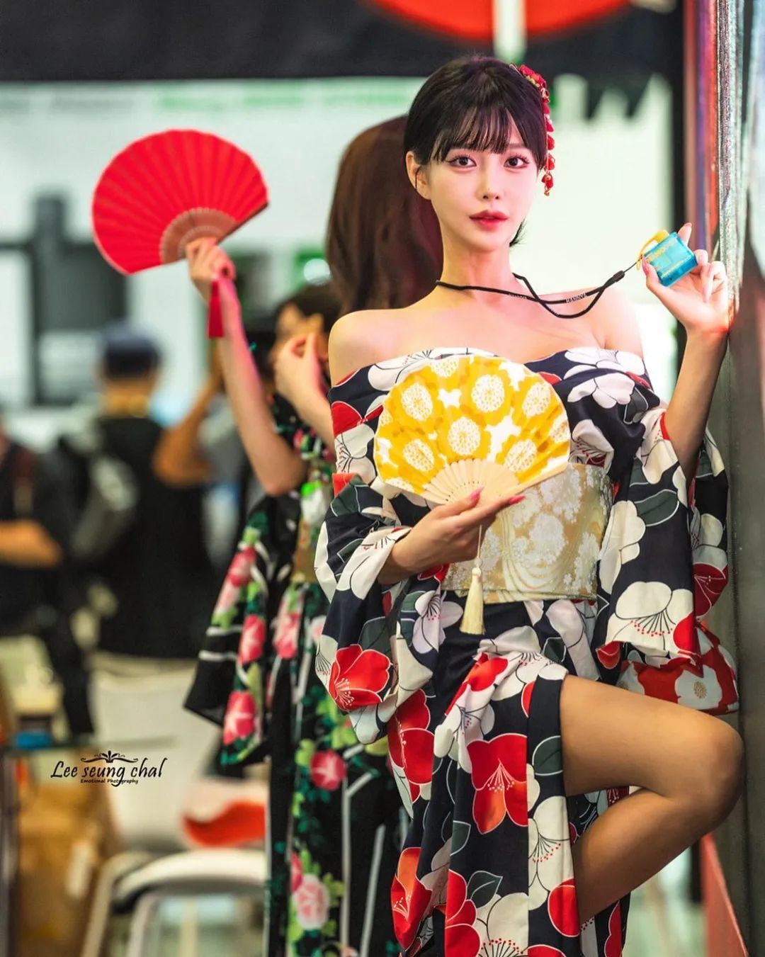 韩国车模 | 甜美长相大长腿，性感妖娆好身材！