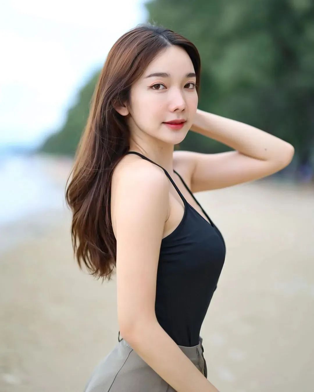 泰国女神nick，笑容甜美迷人的气质女神