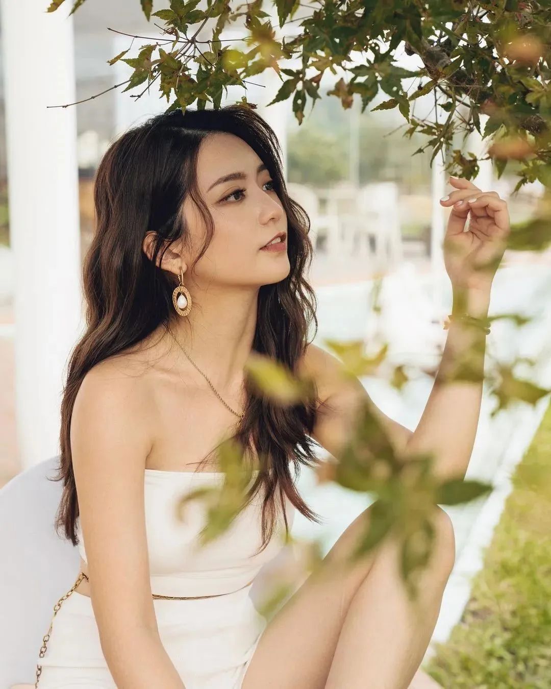 台湾网红若茵，甜美可人的气质女神