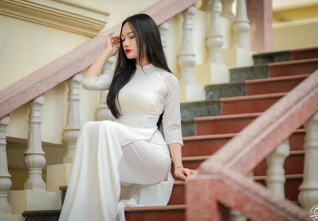 越南网红da.thao，肤白貌美的异域风格美女