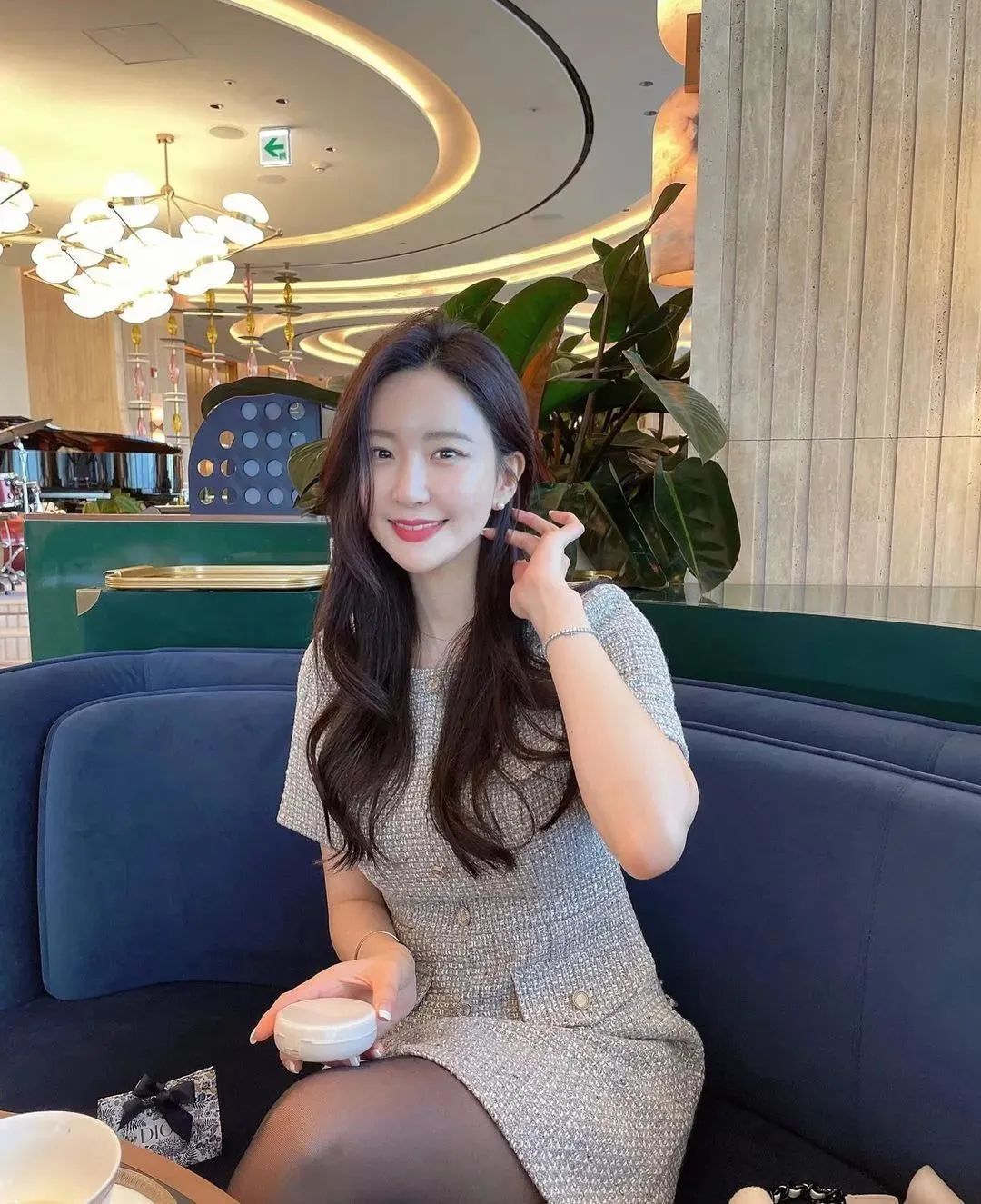 韩国网红lecomme，甜美性感的美妆博主