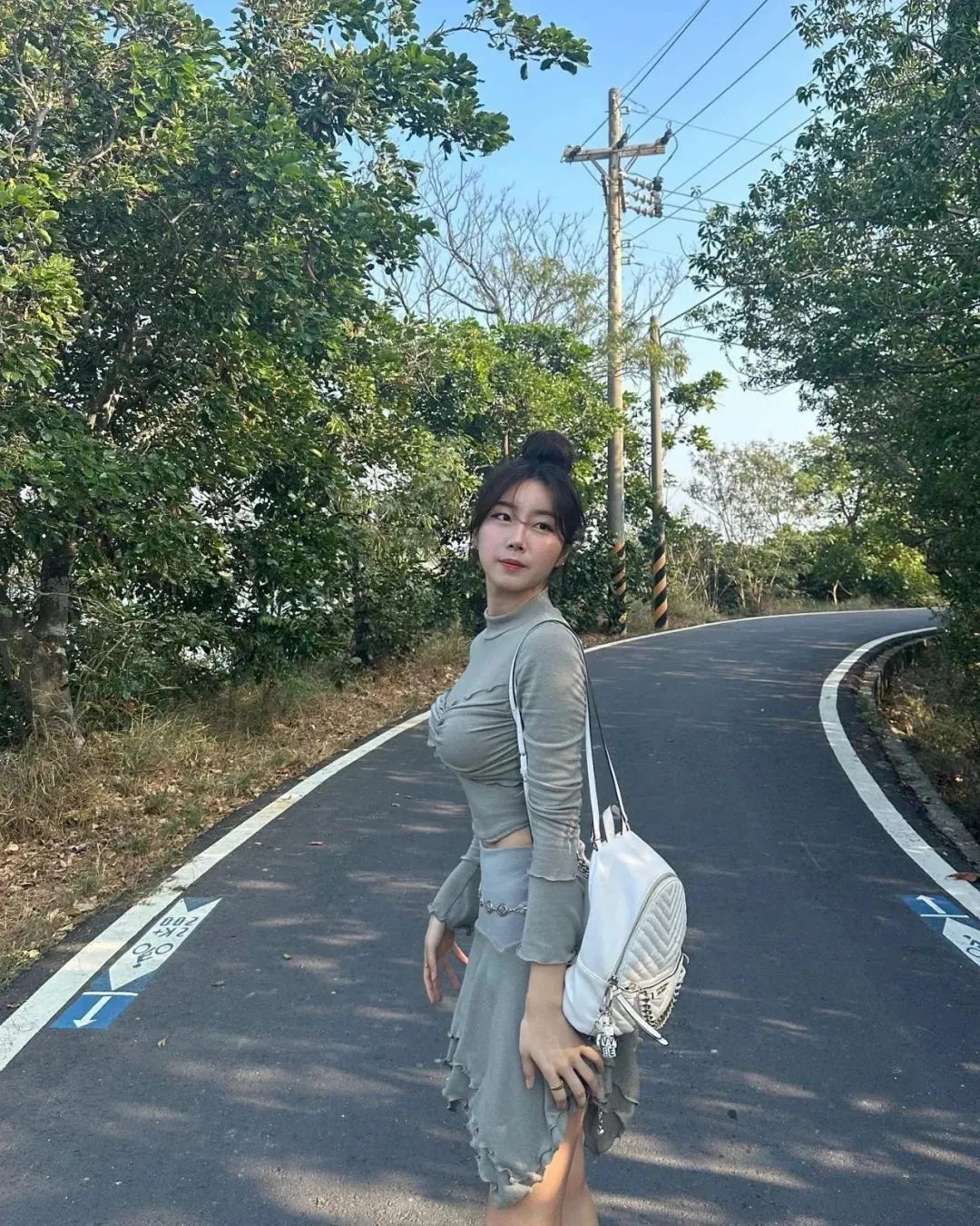 韩国顶级网红美女，长相甜美迷人的啦啦队女神