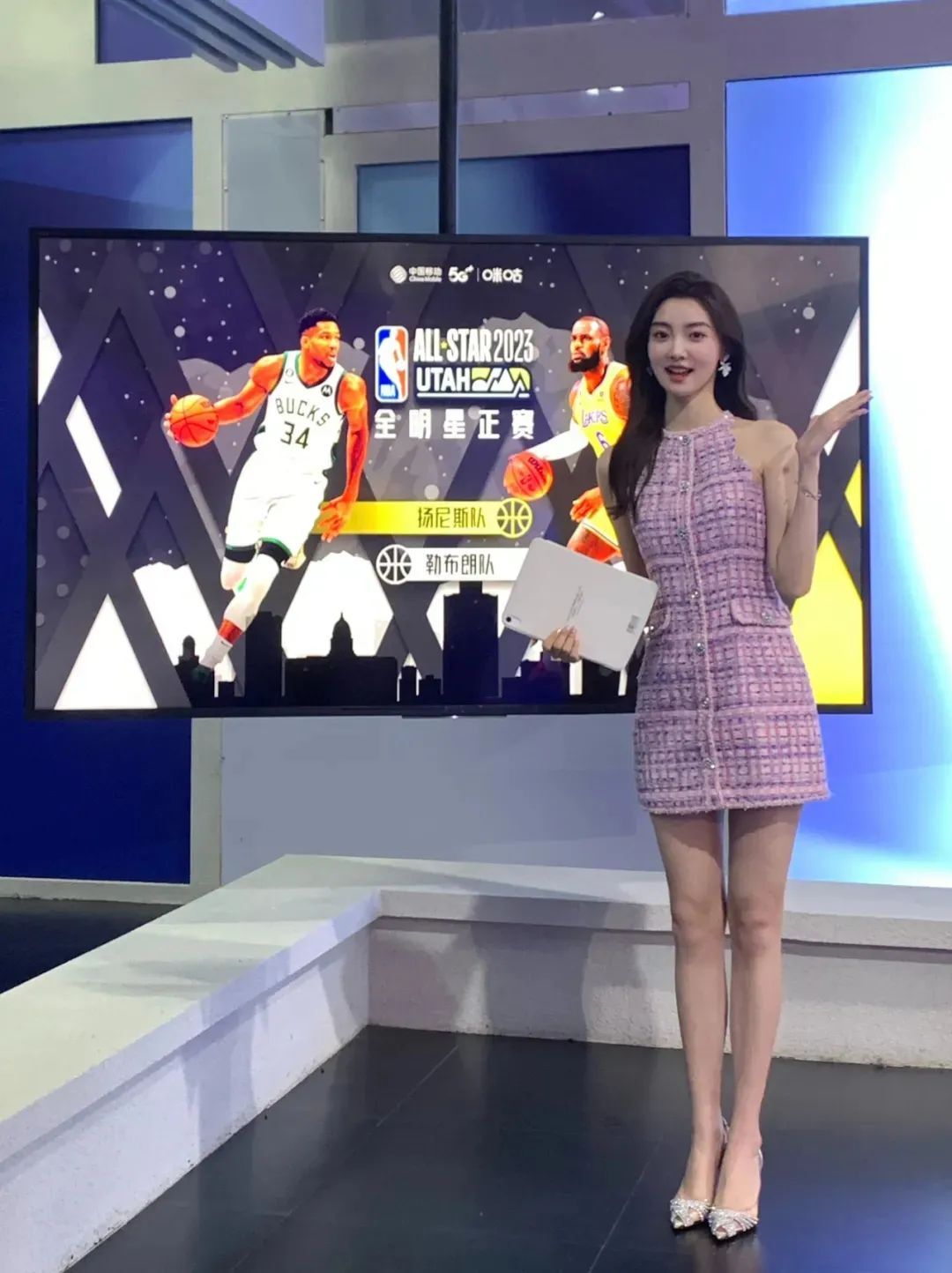国产网红 | 金佳悦，甜美又迷人的NBA女主播