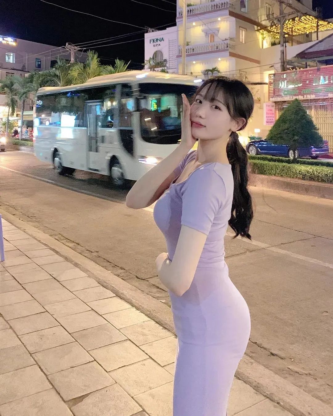 韩国网红 | lovehean，甜美又性感的气质女神
