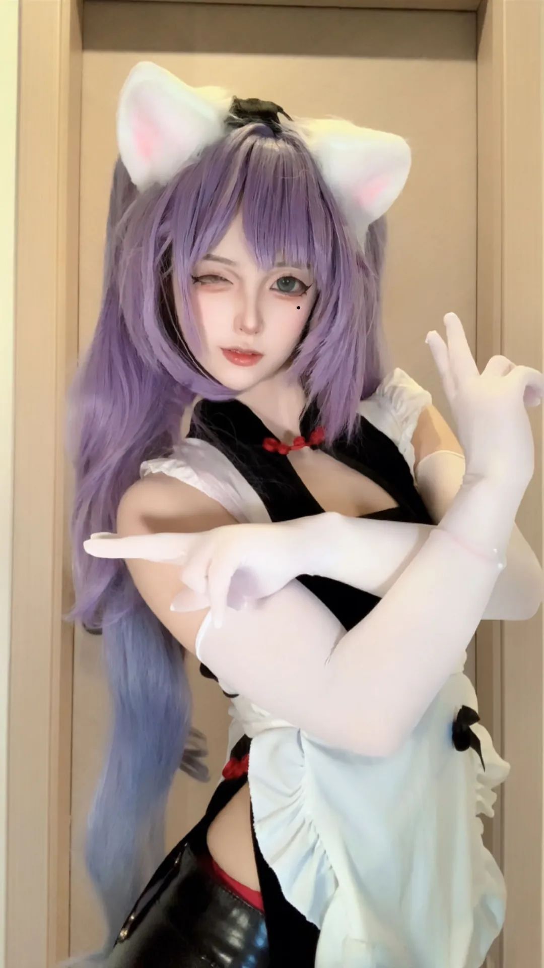 原神：白丝+翅膀，小恶魔刻晴太吸睛了！小厨娘宵宫，女仆甘雨，泳装妮露谁不爱？