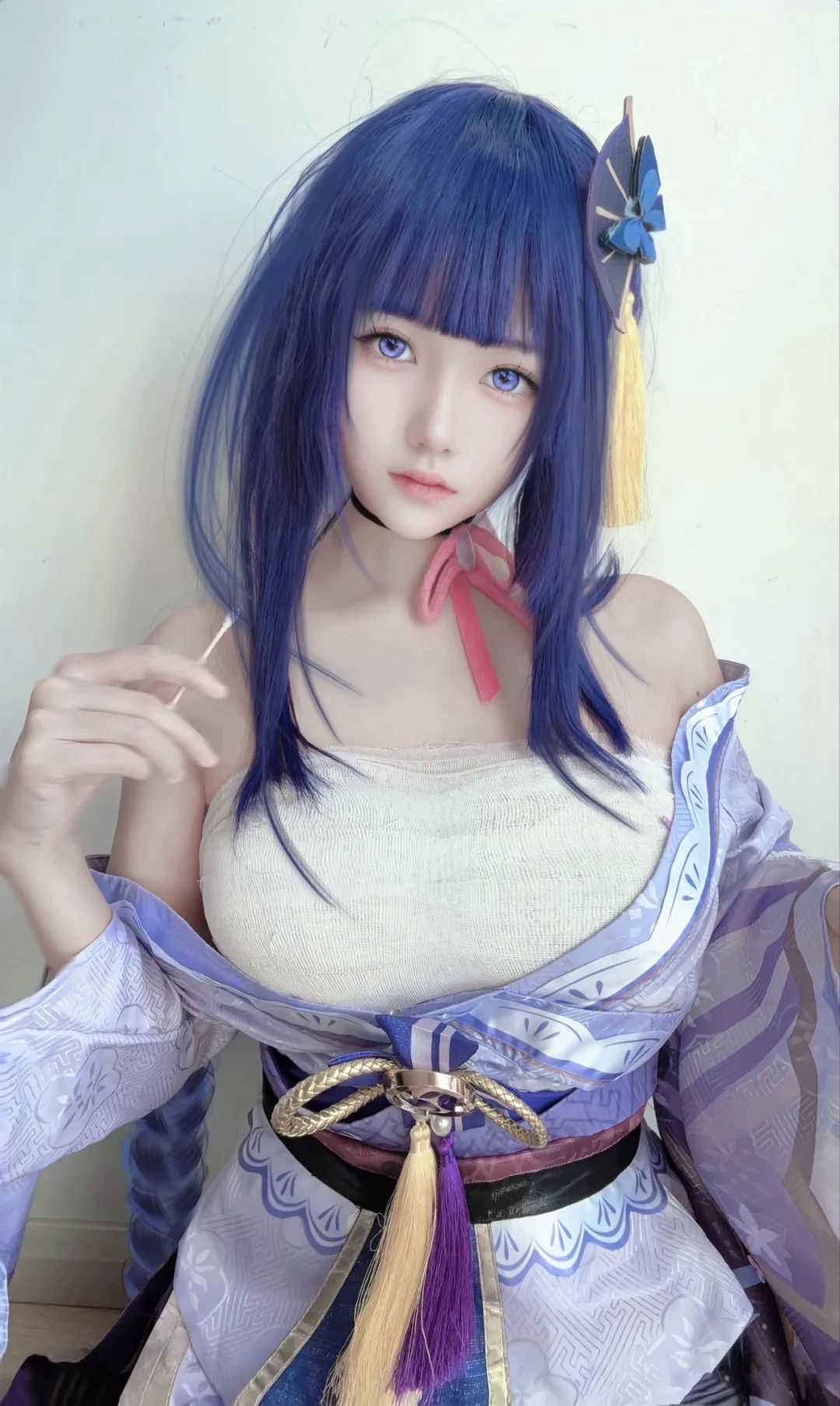 原神cos：绫华宵宫爆衣形态太美了！海边神子，清凉装甘雨真顶！