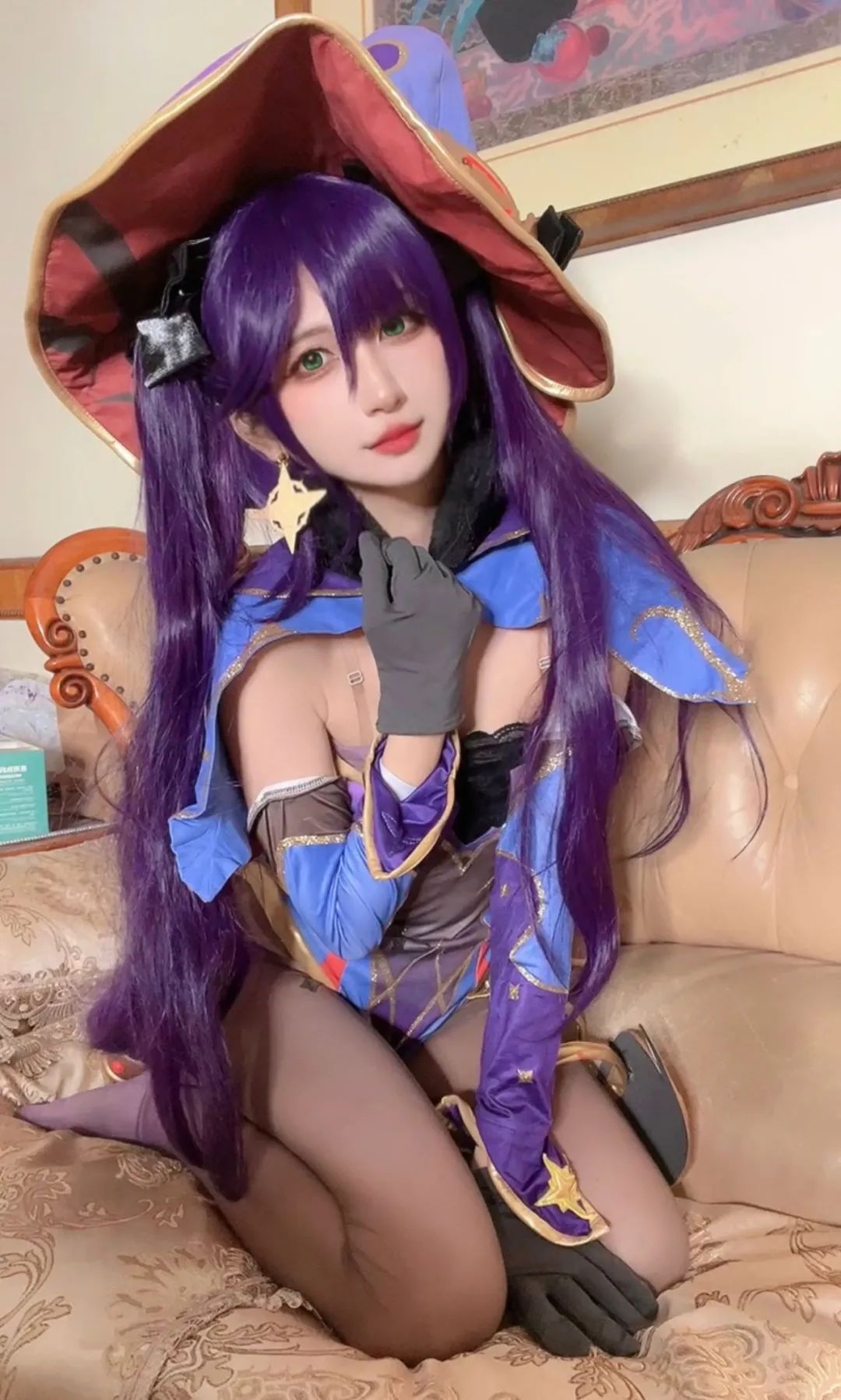 原神cos：莫娜长大了，泳装大草神真御！破洞黑丝甘雨太顶了！