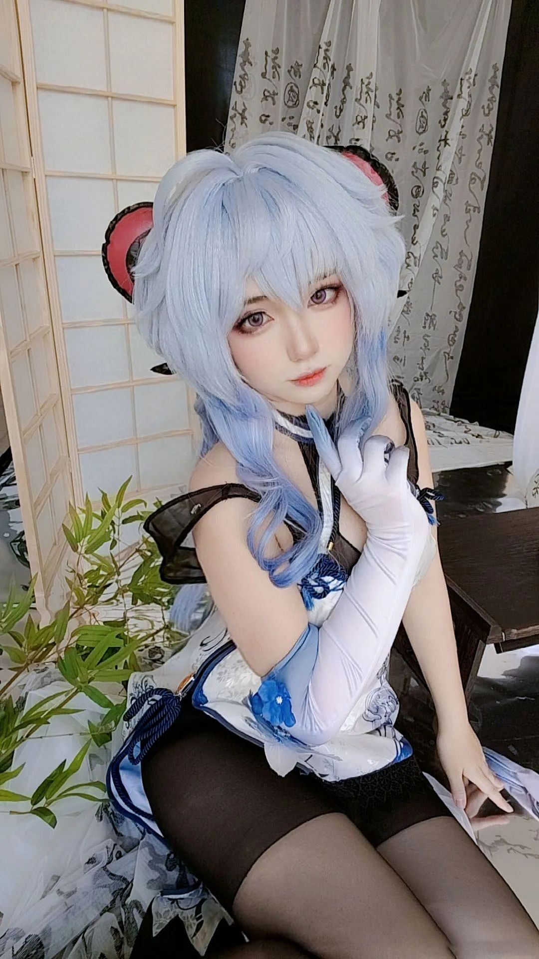 原神cos：白丝+旗袍，青花瓷甘雨美爆！归终太好看了，这不整个复活甲?老米你糊涂啊！