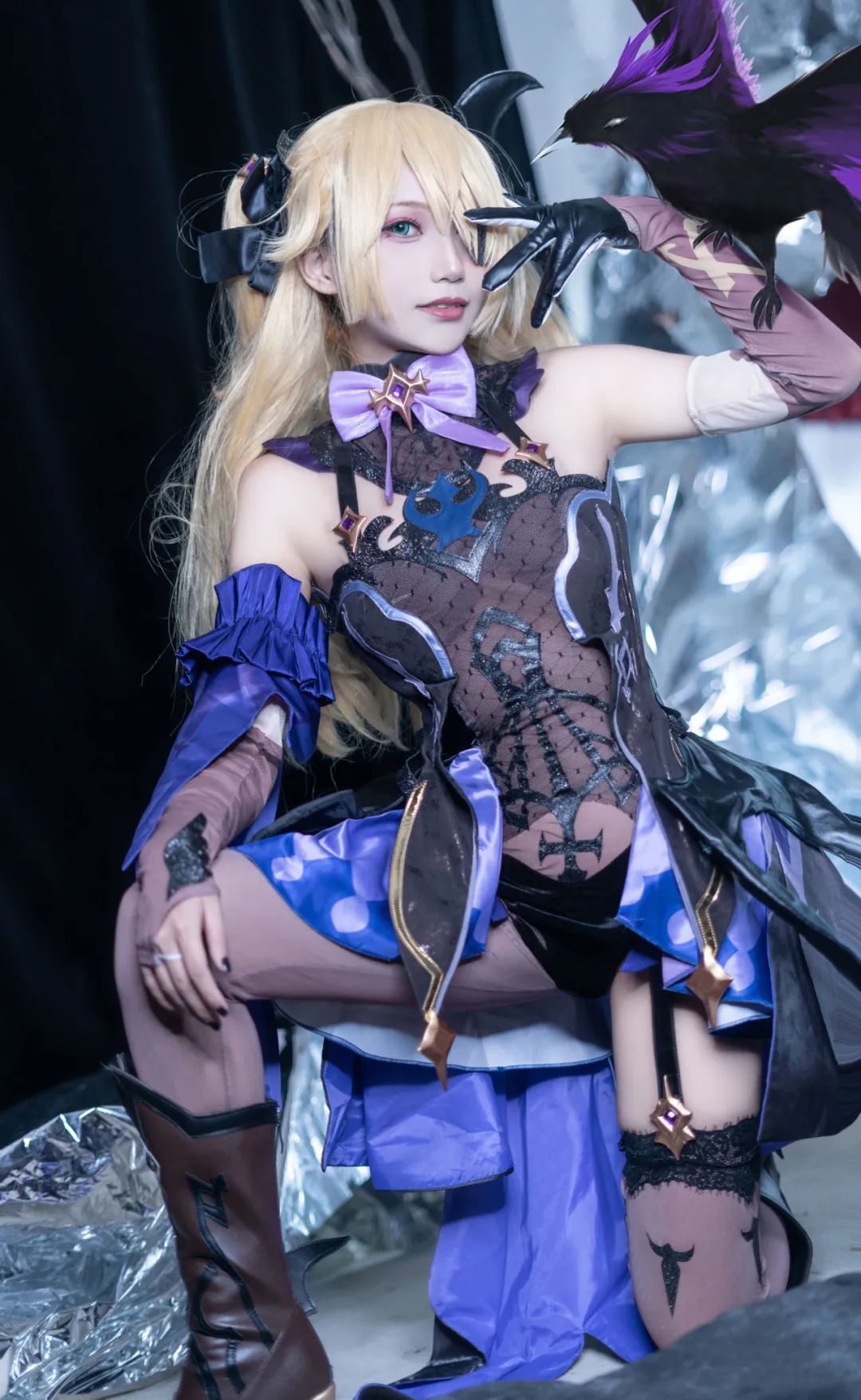 原神cos：泳装八重神子太顶了！雷神两款新服装，青花瓷旗袍甘雨美爆了！