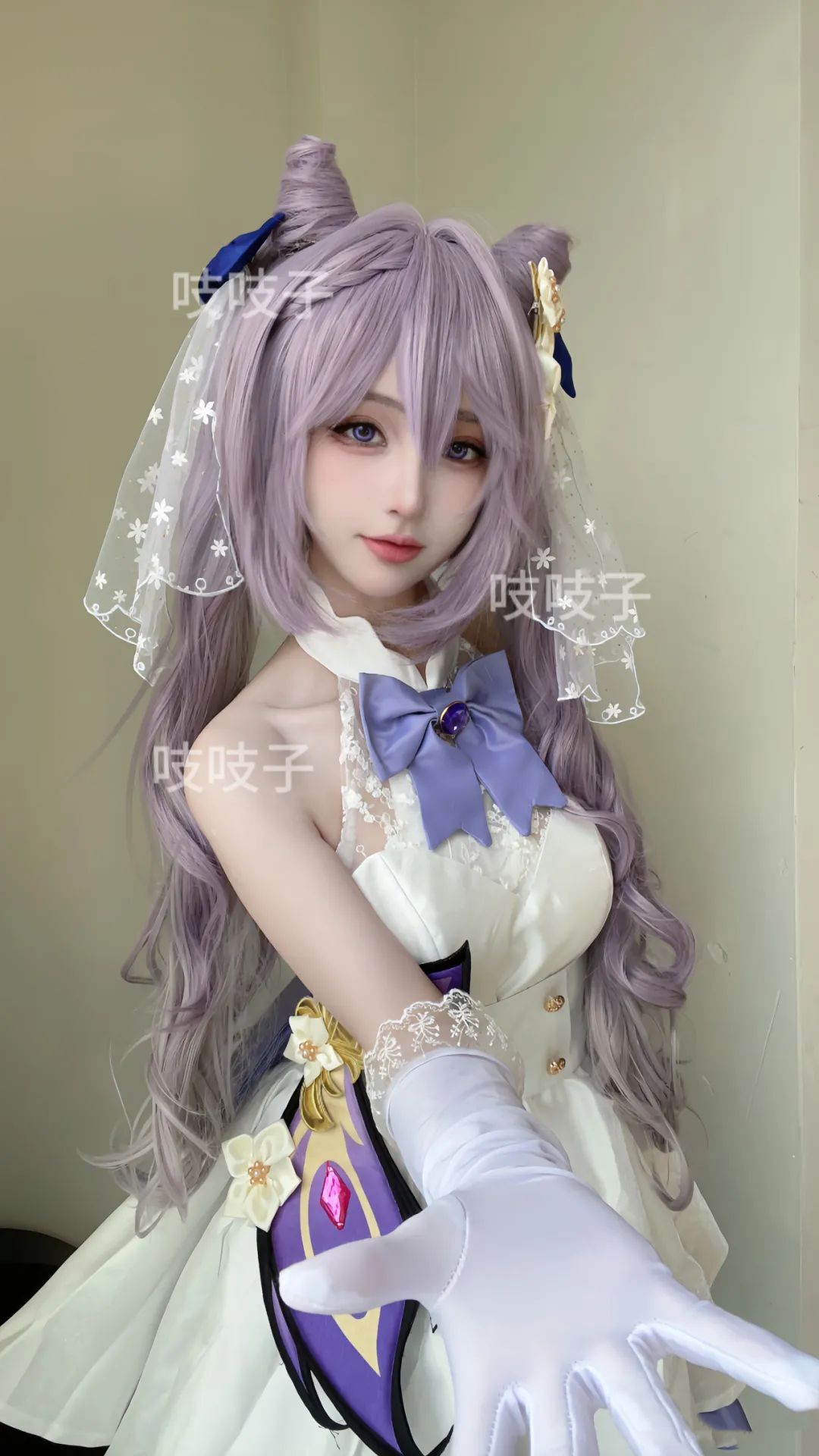 原神cos：兔女郎心海，女仆申鹤绫华，旗袍雷神谁见过？刻晴穿婚纱太美了！