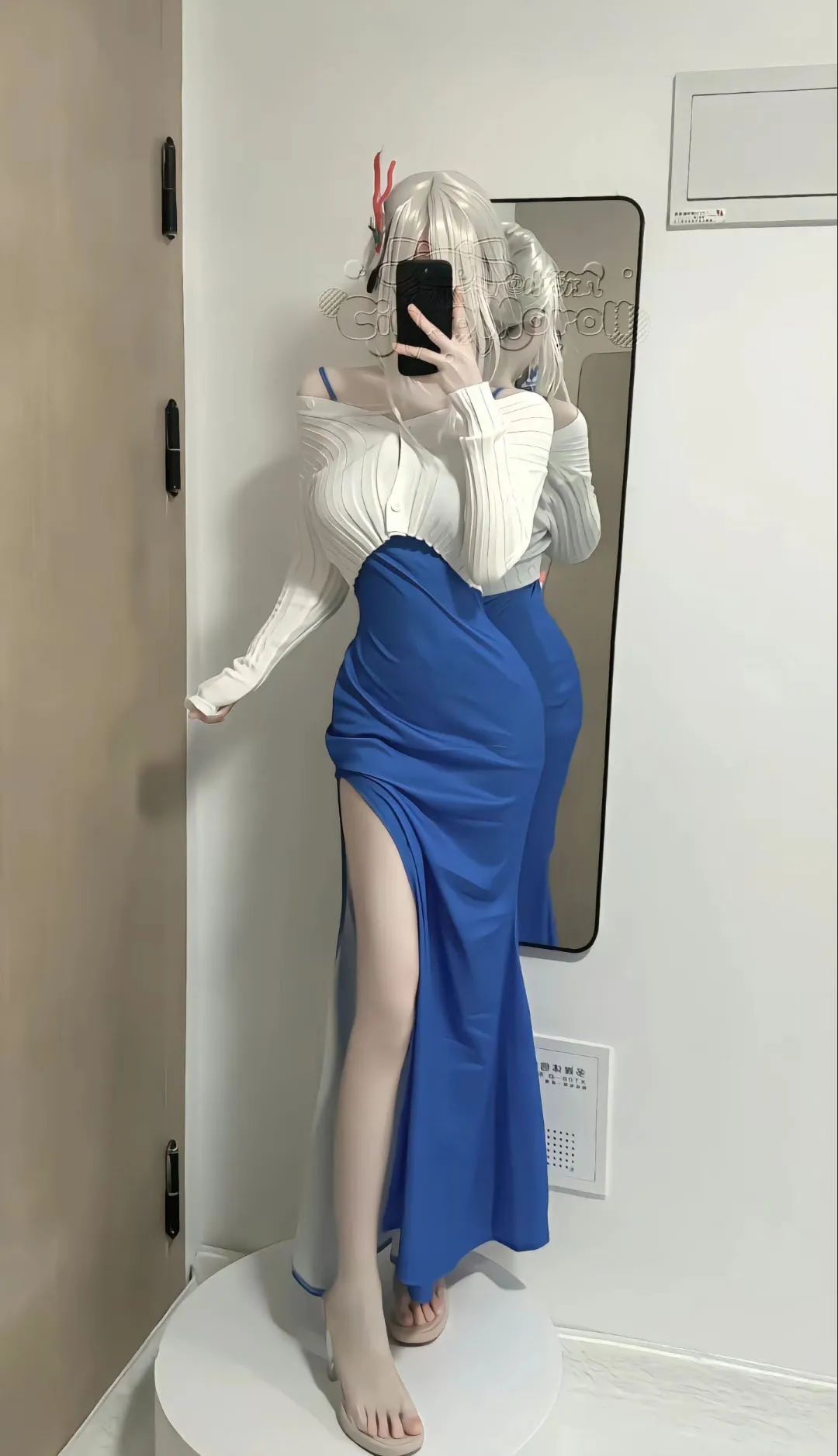 原神cos：勒肉白丝+制服，刻晴太清凉了！白丝JK绫华，雪白婚纱神子太顶级了！
