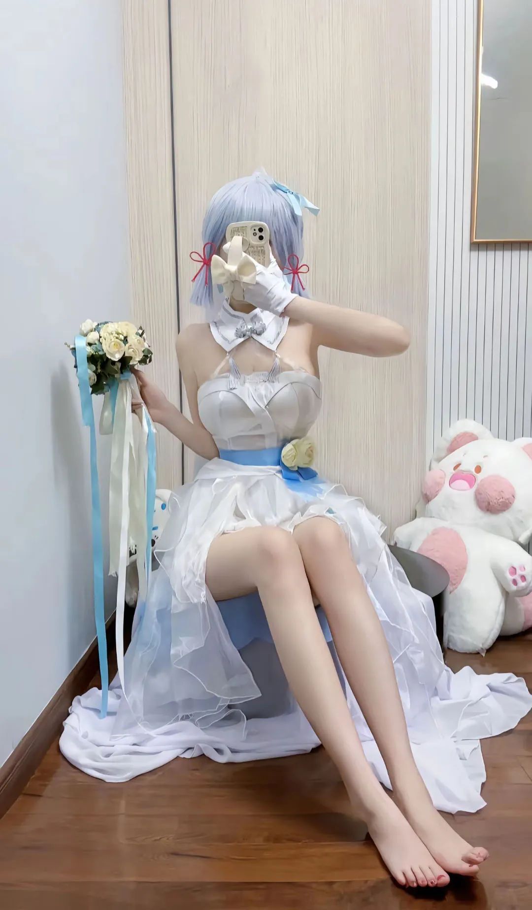 原神cos：婚纱大草神太美了！女仆装莱依拉，花嫁绫华，妮露小洋裙让人狂喜！