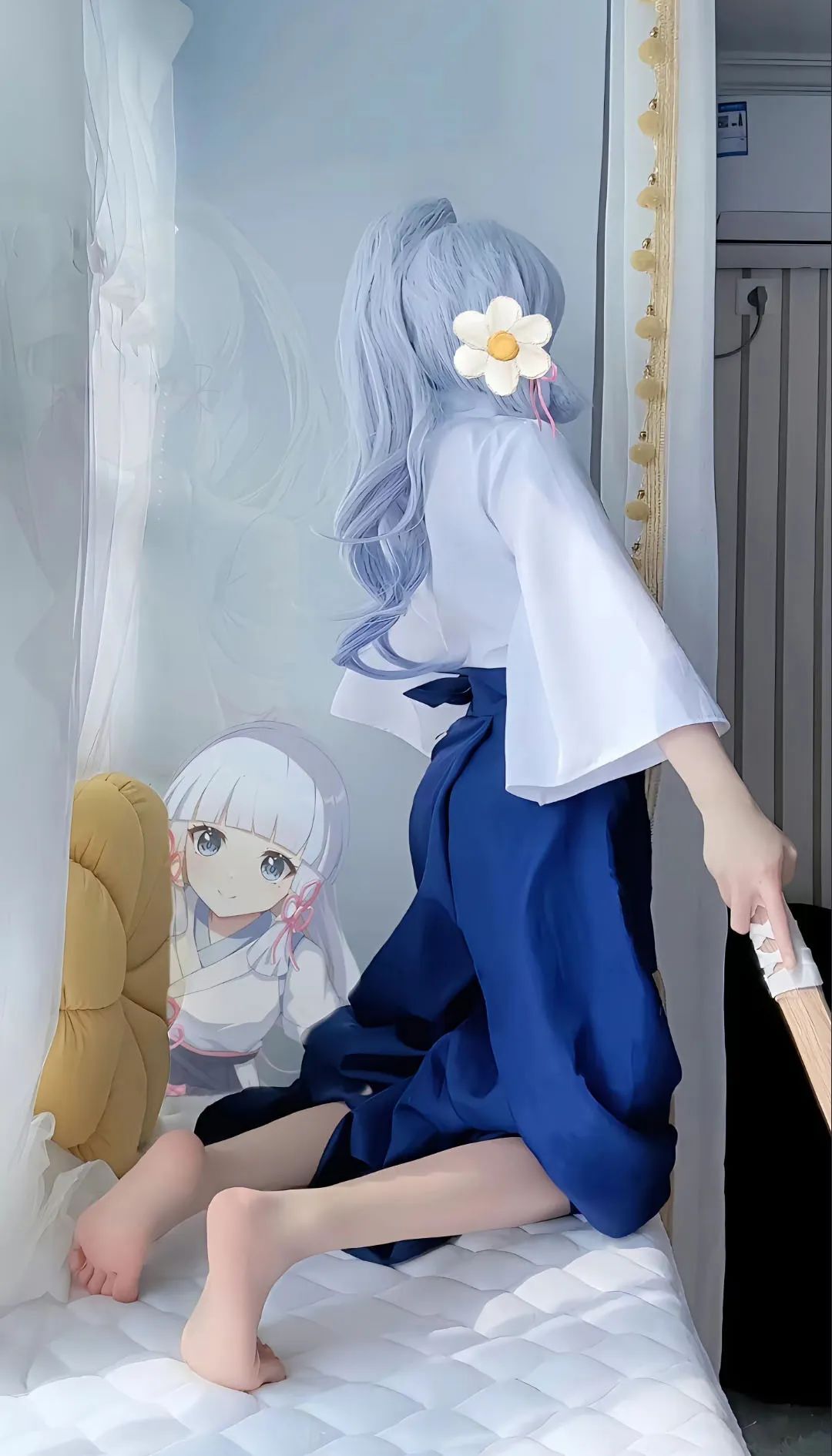 原神cos：婚纱大草神太美了！女仆装莱依拉，花嫁绫华，妮露小洋裙让人狂喜！