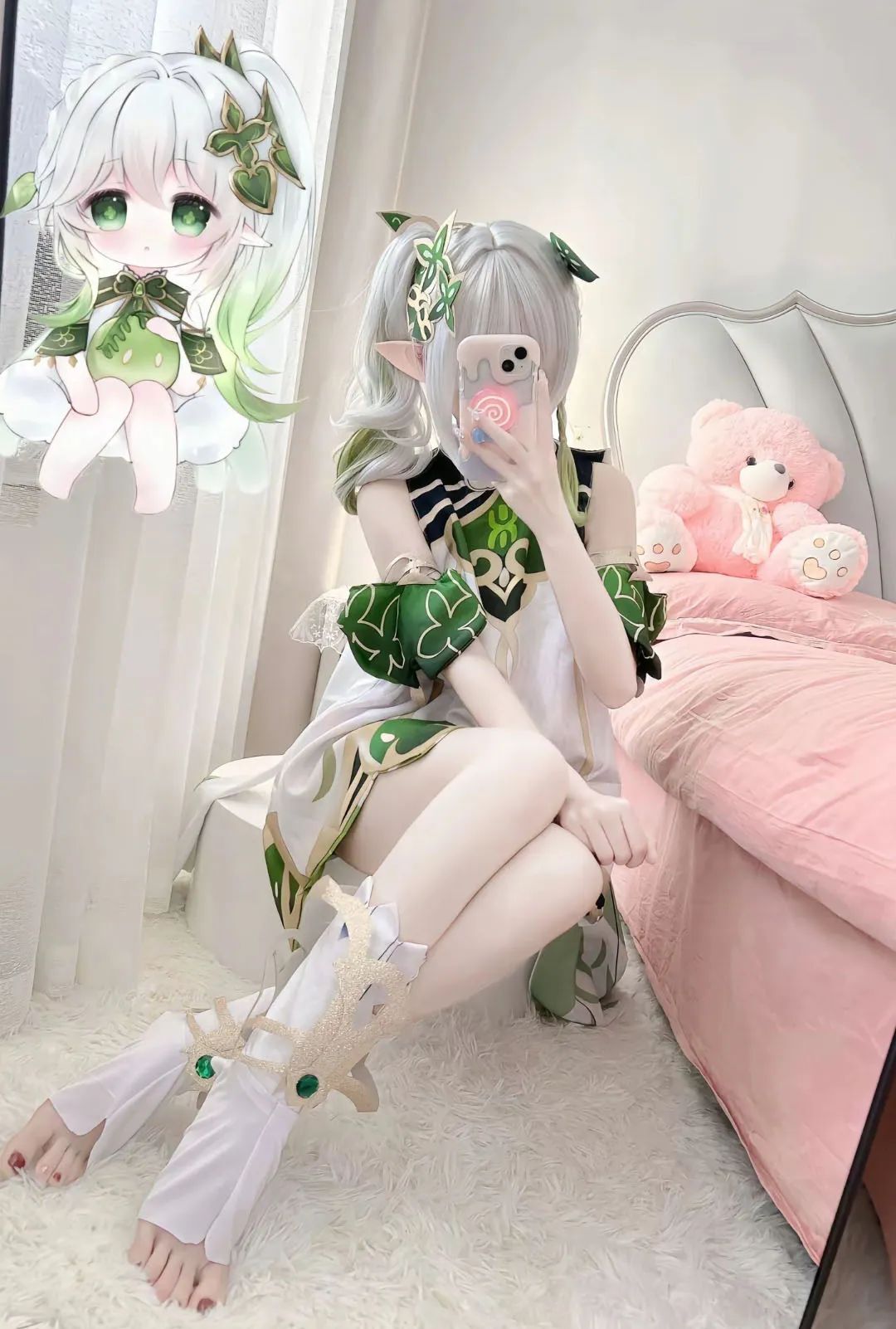 原神cos：白丝+婚纱，花嫁刻晴超可爱！白丝婚纱绫华更不错！黑丝旗袍雷神，女仆莫娜我爱了！