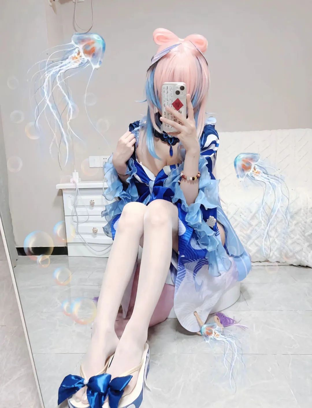 原神cos：女仆装申鹤太可爱了！白丝和服雷神太顶了！白丝婚纱刻晴绫华让人狂喜！