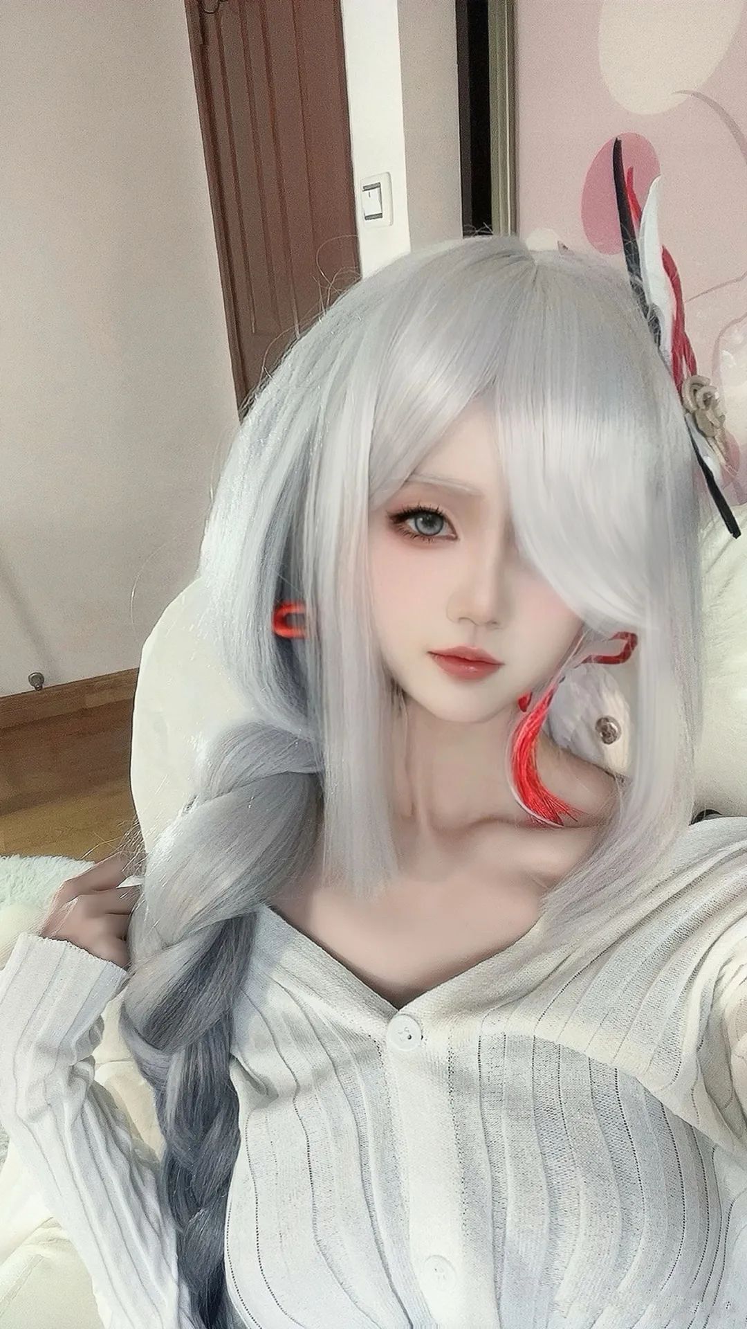 原神cos：白丝+婚纱，刻晴美爆了！JK绫华，女仆甘雨，御姐申鹤果然好看！
