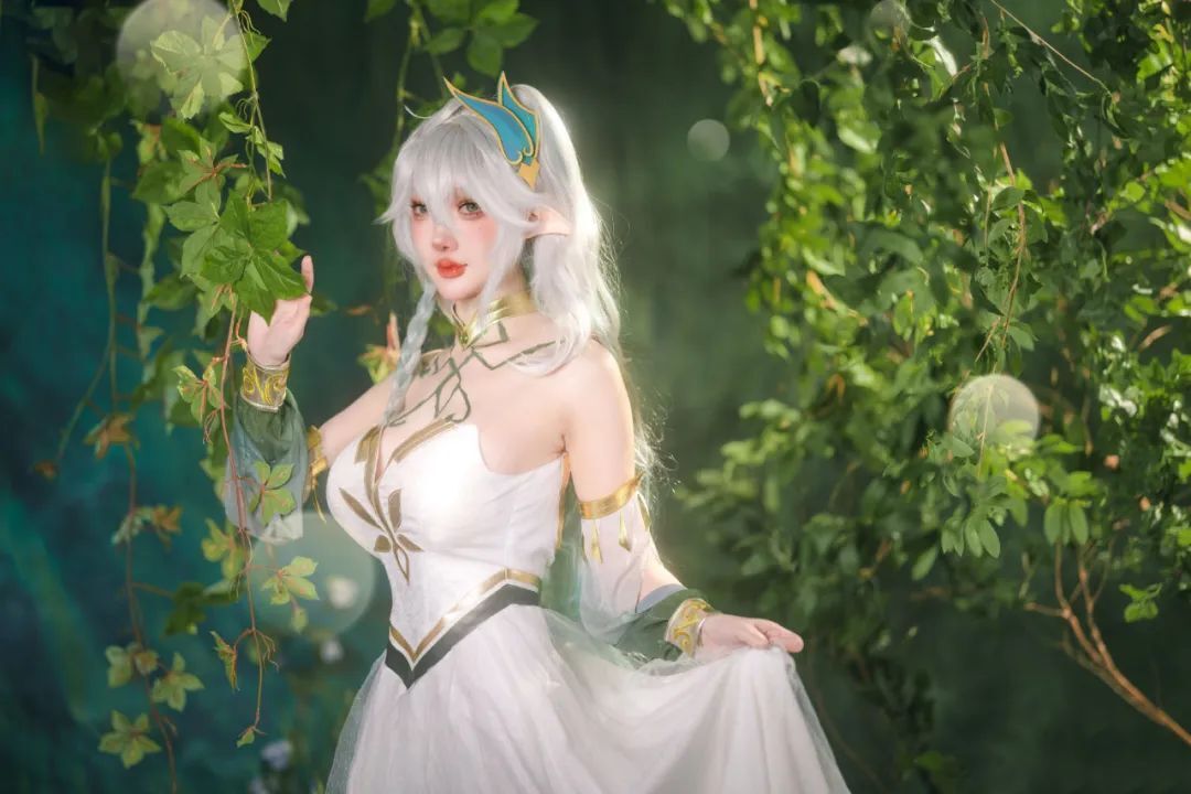 原神cos：白丝制服刻晴太好看了！御姐申鹤旗袍！大草神，雷神女仆装，泳装神子我爱了！