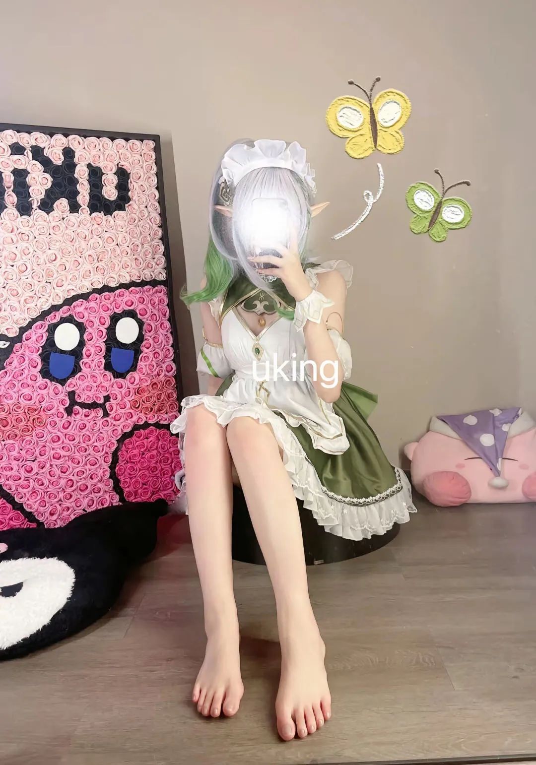 原神cos：睡衣雷神，泳装优菈太美了！白丝婚纱绫华！黑丝旗袍申鹤，单边白丝刻晴让人狂喜！