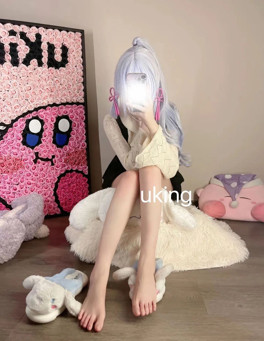 原神cos：睡衣雷神，泳装优菈太美了！白丝婚纱绫华！黑丝旗袍申鹤，单边白丝刻晴让人狂喜！