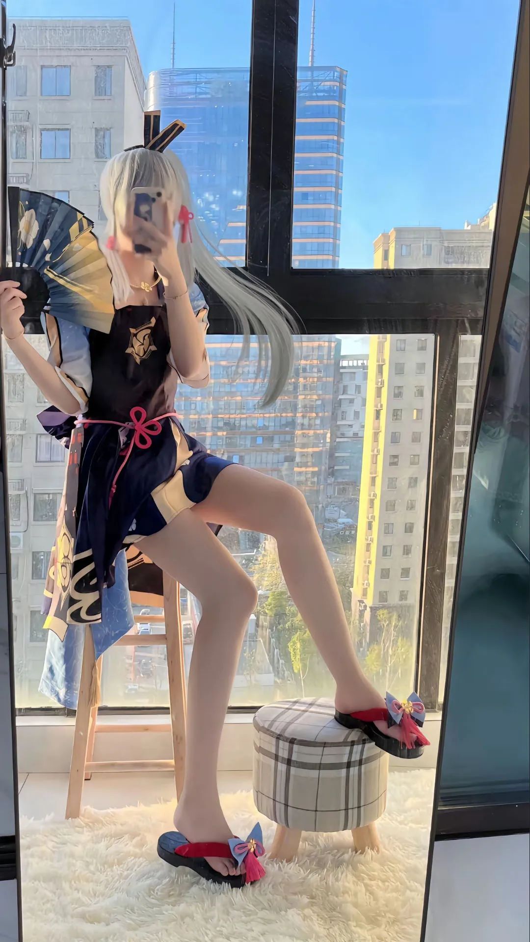 原神cos：白丝+和服，绫华太美了！兔女郎心海，女仆雷神让人狂喜！白丝连衣裙神子太顶了！
