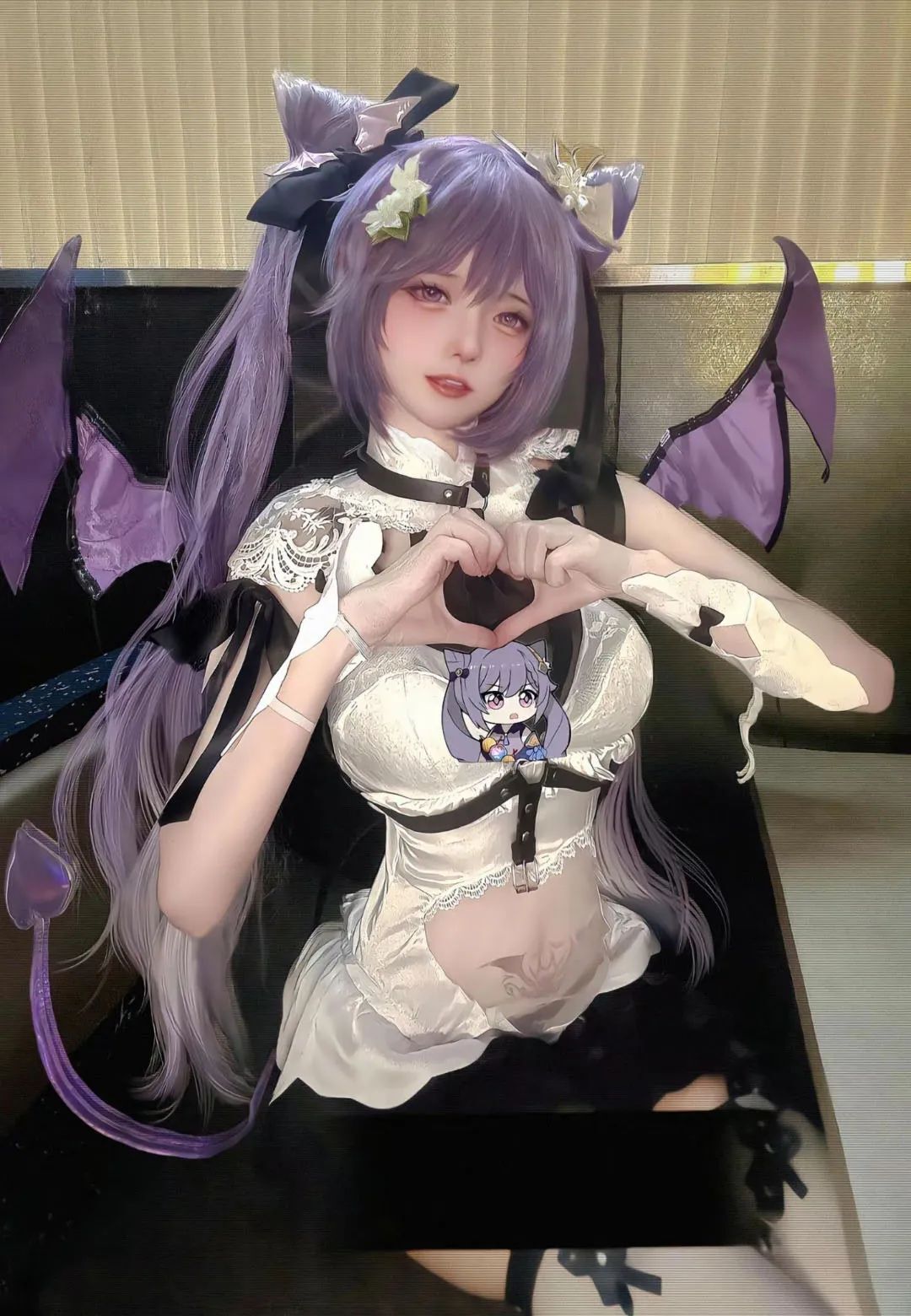 原神cos：女仆胡桃，黑色连衣裙优菈，双马尾女仆莫娜让人狂喜！公主裙心海太甜美了！