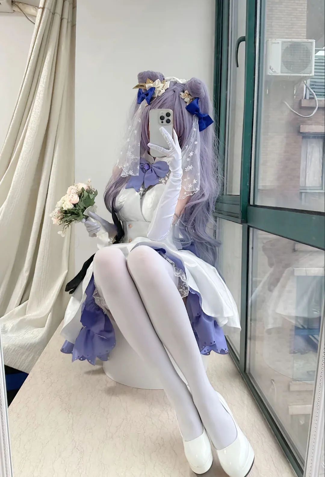 原神cso：白丝+婚纱，花嫁刻晴谁不爱？女仆胡桃古灵精怪！泳装心海太清凉了，花嫁神子让人狂喜！