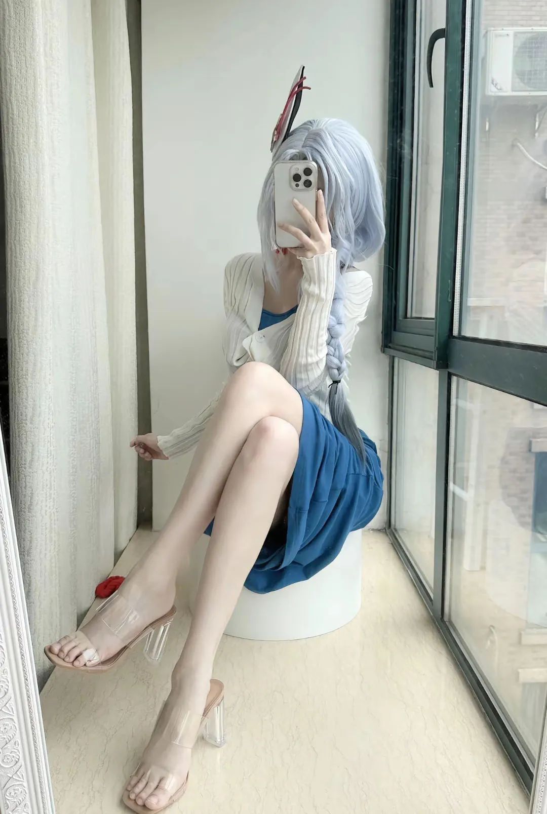 原神cos：白丝+婚纱，花嫁绫华美爆了！白丝女仆神子让人狂喜！包臀裙申鹤优雅高贵！