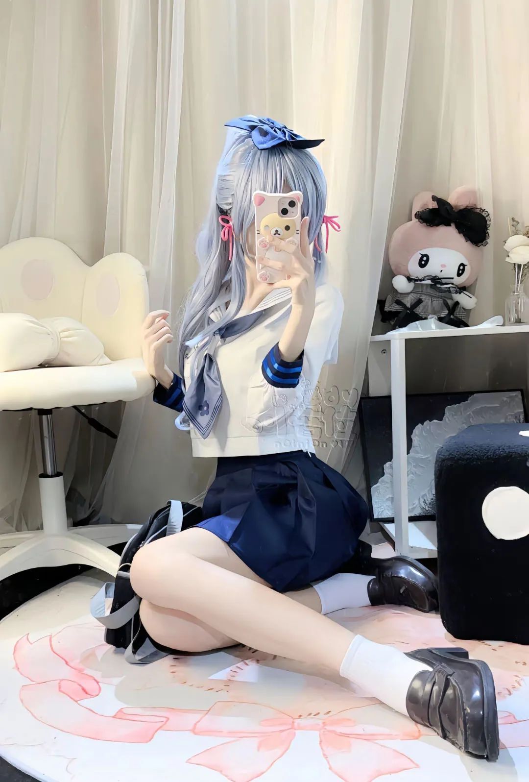 原神cos：黑丝+紧身皮衣，甘雨太御了！泳装绫华让人狂喜！女仆装雷神太萌了！白丝邪魅刻晴也不错！