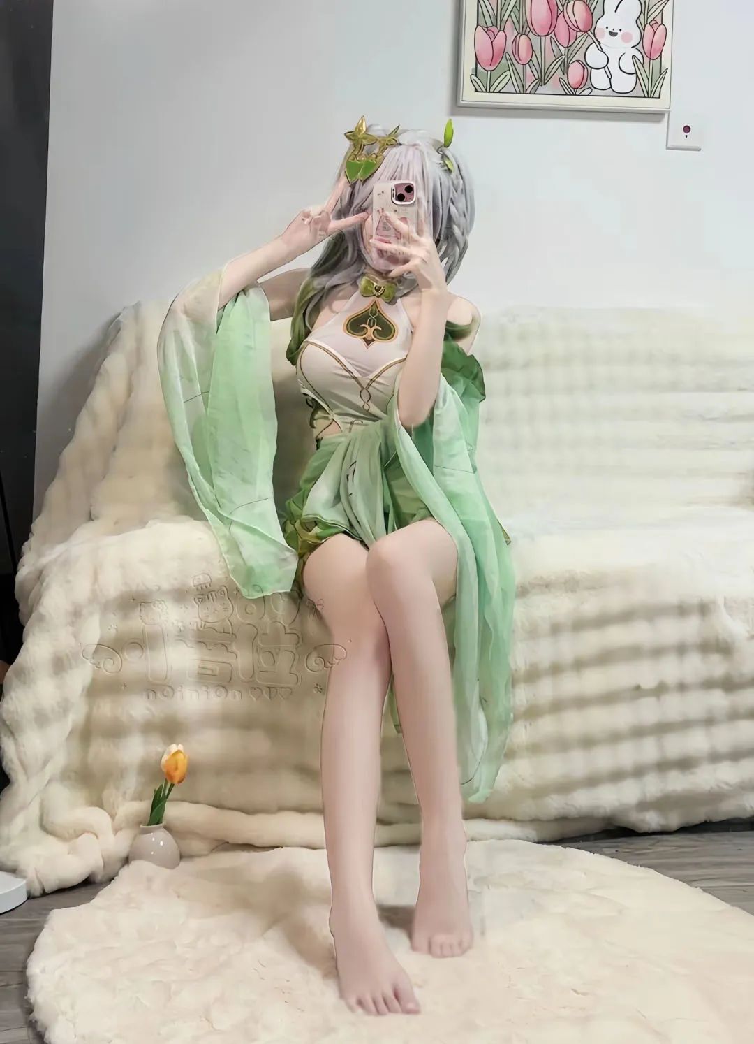 原神cos：黑丝+紧身皮衣，甘雨太御了！泳装绫华让人狂喜！女仆装雷神太萌了！白丝邪魅刻晴也不错！