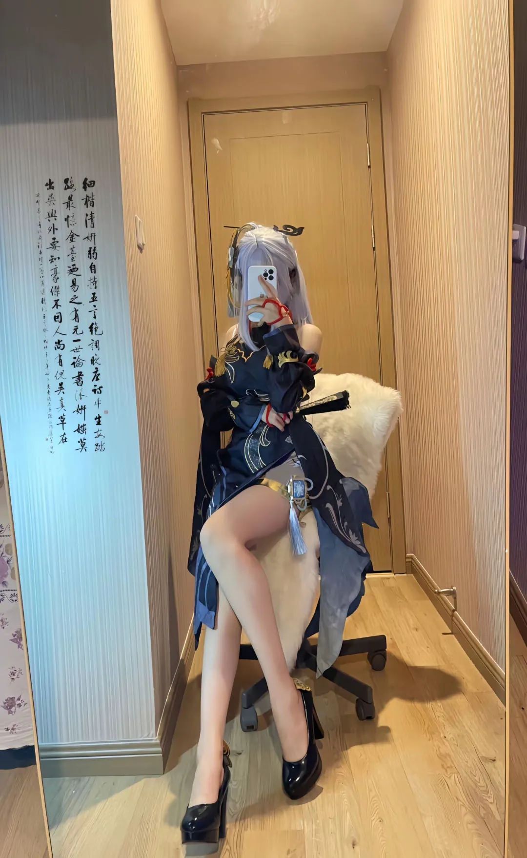 原神cos：黑丝+皮裤，兔女郎甘雨真好看！JK绫华，黑丝紧身衣申鹤让人狂喜！心海公主裙太美了！
