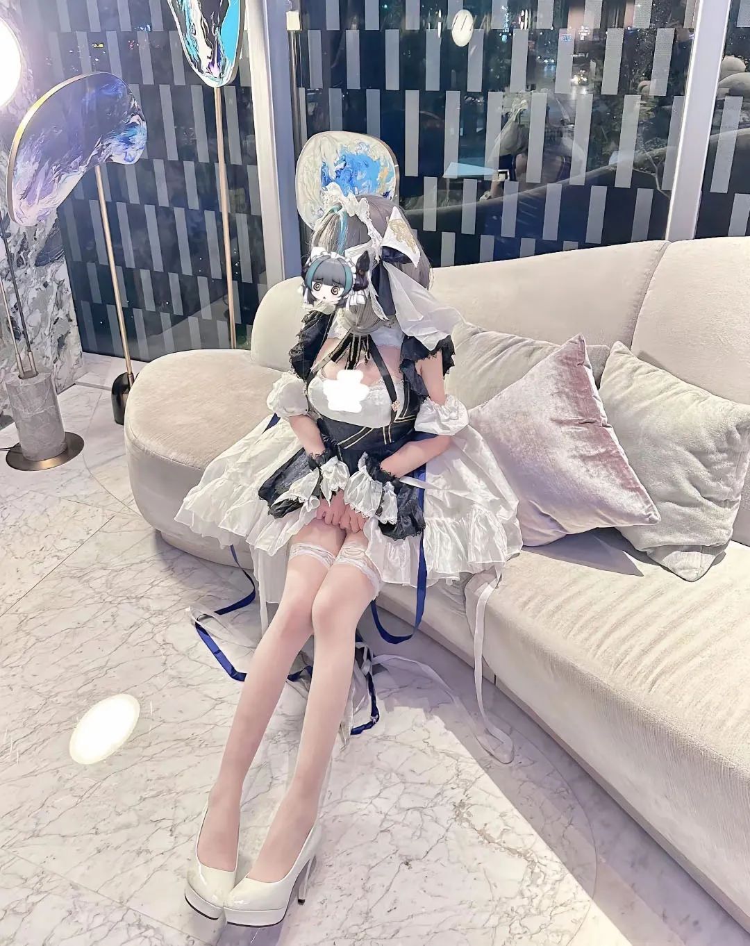 原神cos：黑丝+制服，雷神太御了！兔女郎甘雨，公主裙刻晴太俏皮了！JK绫华，黑丝纱裙申鹤美翻！