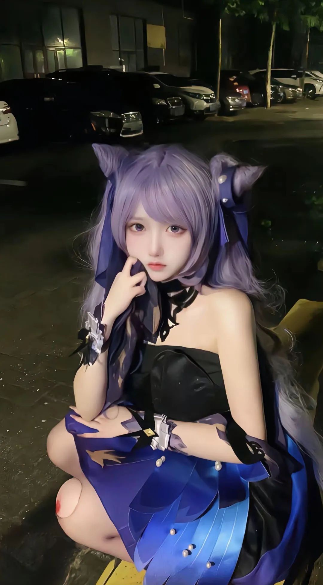 原神cos：白丝+女仆，雷神可爱爆了！泳装神子申鹤让人狂喜！白丝修女服甘雨，JK荧妹谁见过？